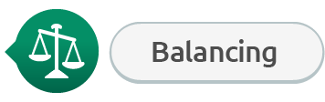 Prioritising/balancing icon
